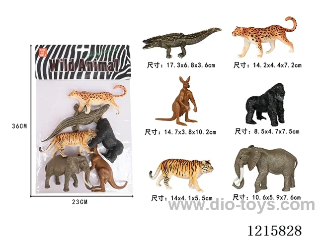 6 inch Medium Wild Animal