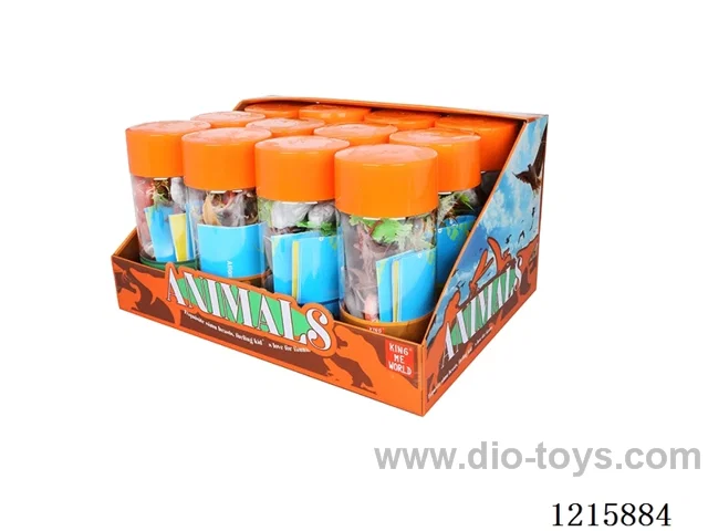 PVC barrel animal 12PCS