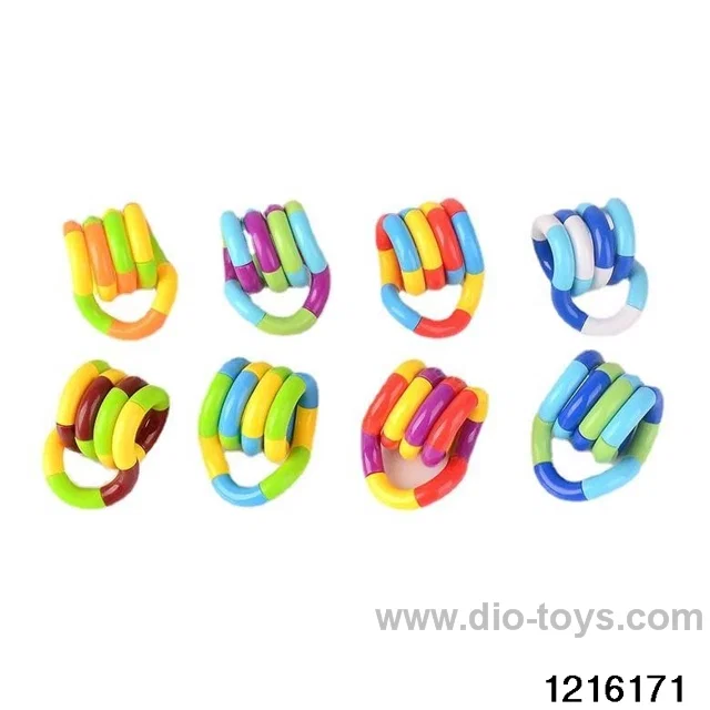 Fingertip twisting rope stress-relieving toy