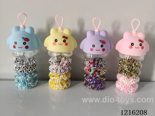 DIY Jewelry Set (4mm rice beads + letter beads + wire)