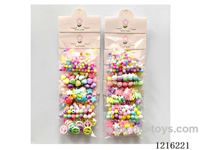 DIY Jewelry Set (6/8mm beads + colored beads + thread)