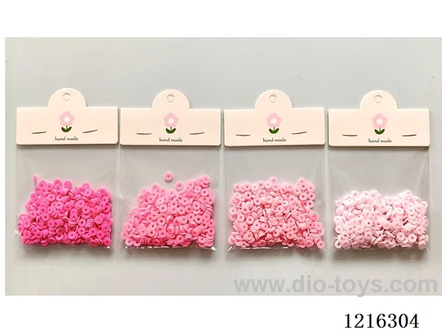 DIY Jewelry Set (DIY Soft Pottery Chip Beads - 4 Mixes)