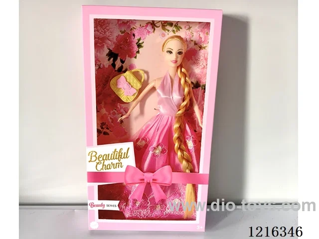 11 inch long hair Barbie + bag