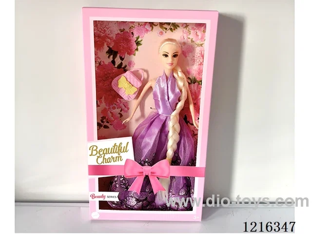 11 inch Barbie with long hair + bag