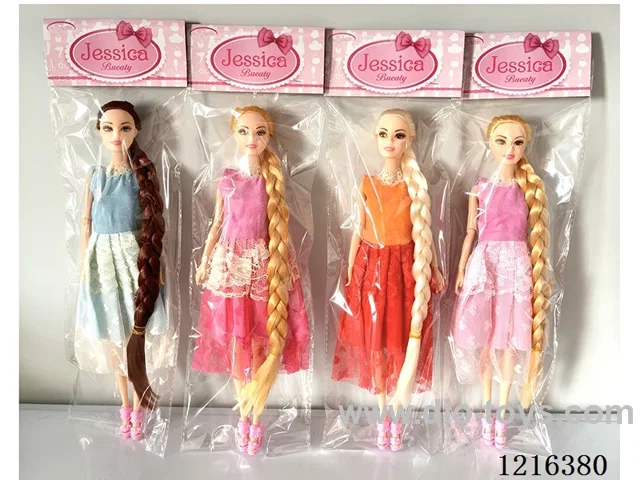 11 inch 9 jointed long hair Barbie