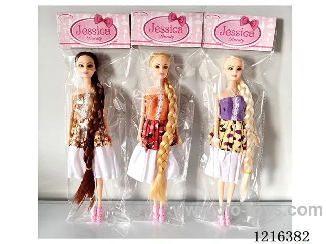11 inch 9 jointed long hair Barbie