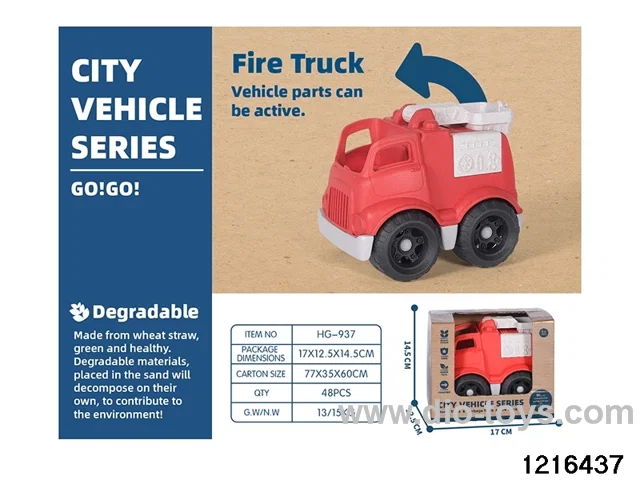 Sliding fire truck