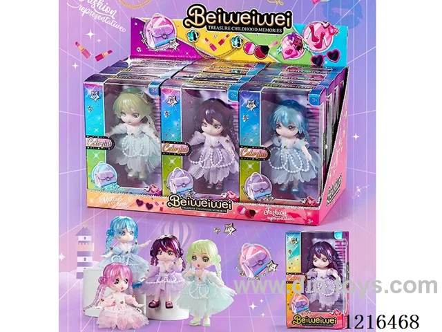 6inch 13CM 13 joint solid body 3D Manga Eye doll 12 boxes 4 mixed