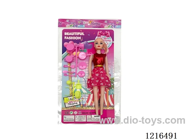 11inch 5 joint empty body color printing eyes Barbie （Mixed Pack）