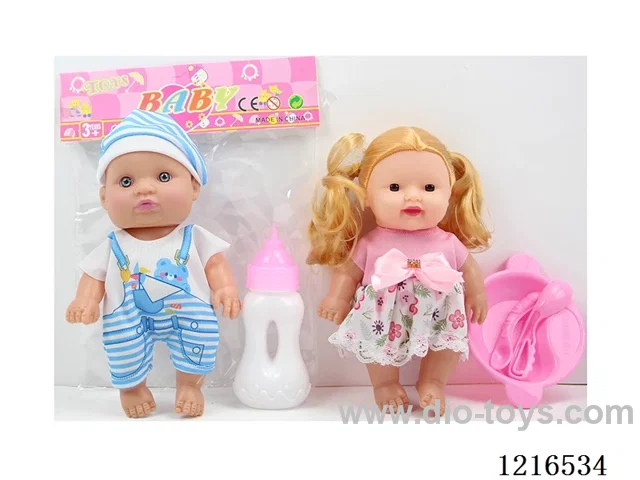 8inch 18CM 5 joint empty body 3D eye doll （Mixed Pack）