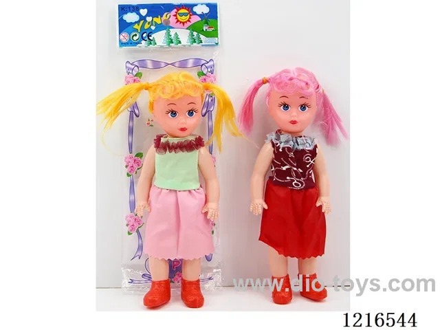 10inch 5 joint 23CM empty body color printing eyes doll （Mixed Pack）