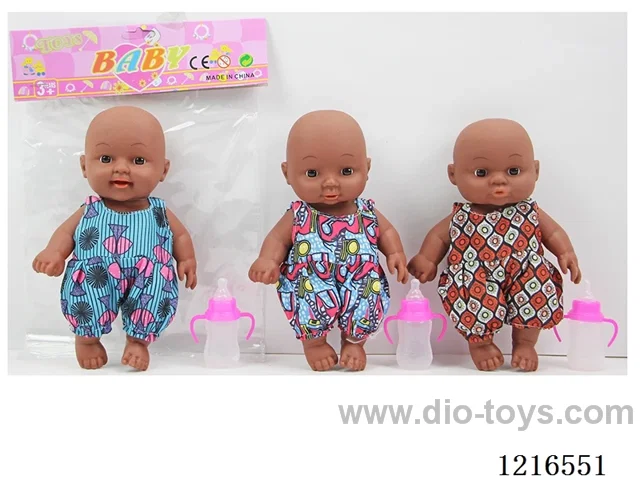 8inch 5 joint 18CM  vinyl 3D eyes doll +4IC(LR41*3) （Mixed Pack）