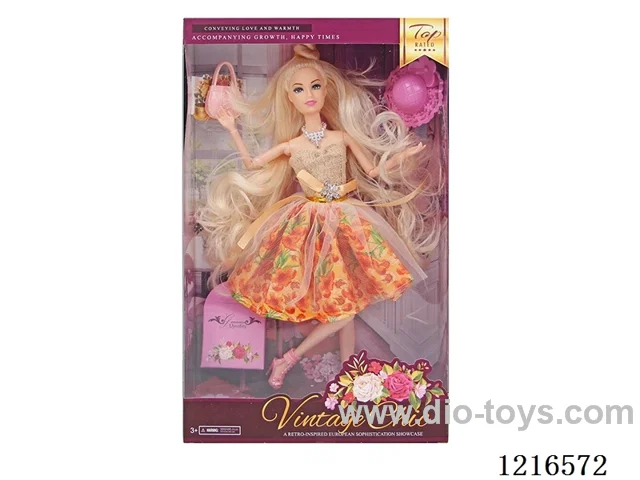 11inch 11 joint 28CM solid body color printing eyes Barbie （Mixed Pack）