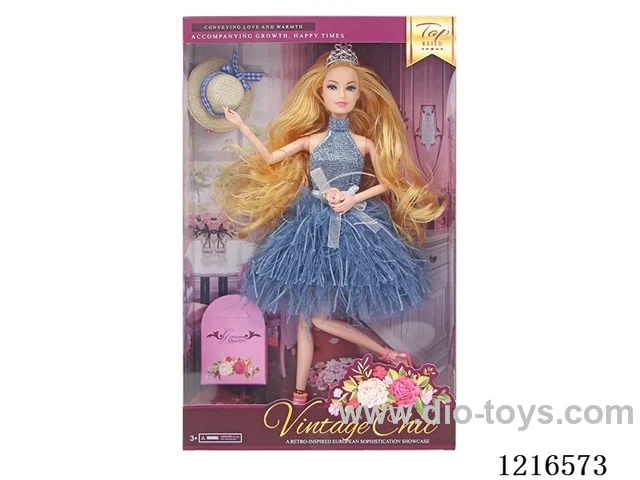 11inch 11 joint 28CM solid body color printing eyes Barbie （Mixed Pack）