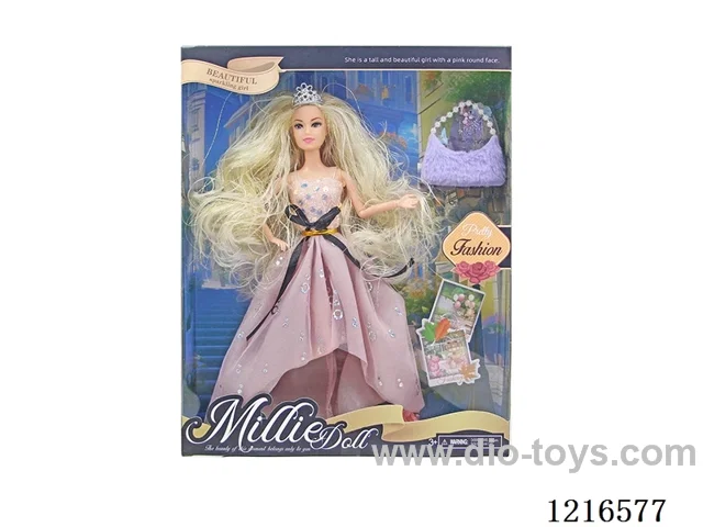 11inch 11 joint 28CM solid body color printing eyes Barbie （Mixed Pack）