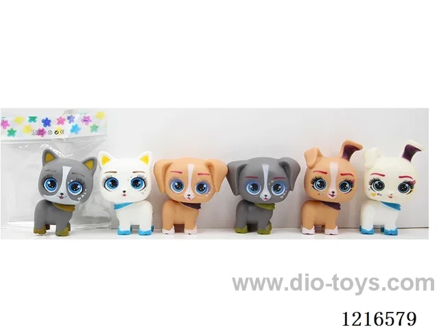 10CM  vinyl animal toys （Mixed Pack）