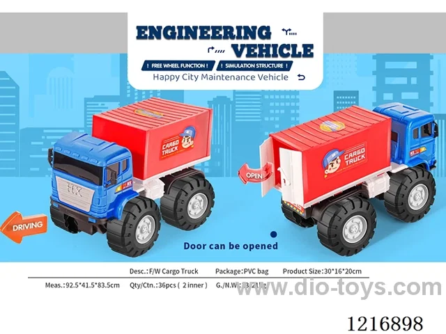 Free wheeling engineering container trucks