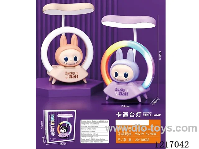 Cartoon LABUBU Happy Valley Lamp with Desk Lamp 2-speed Desk Lamp 3-speed Happy Valley Lamp