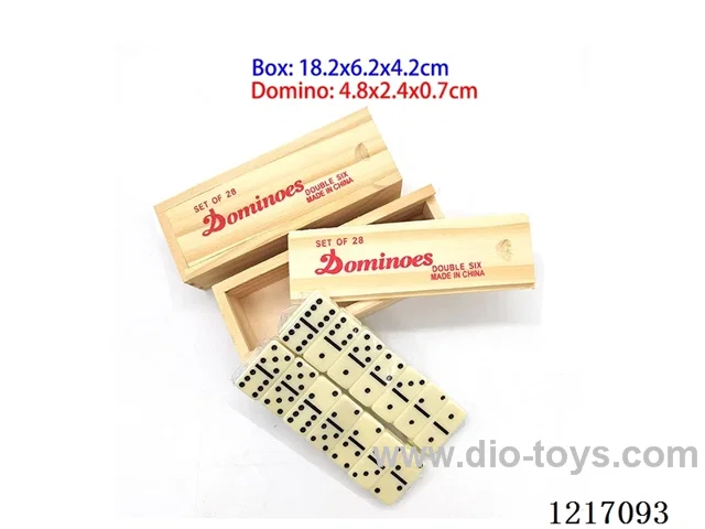 28PCS Dominoes 4.8x2.7x0.7cm