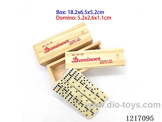 28PCS Domino 5.2x2.6x1.1cm