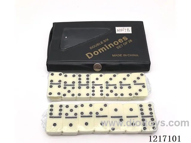 Small Plastic Dominoes in PVC Bag