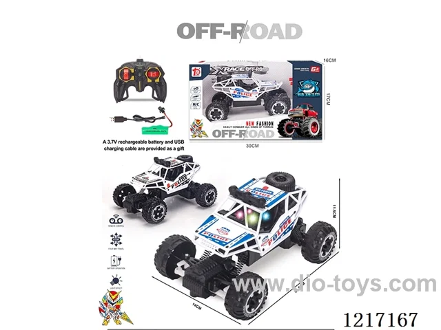 4ch rc alloy car with light included battery