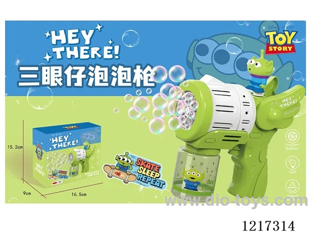 Three Eyes Angel Bubble Gun -with light