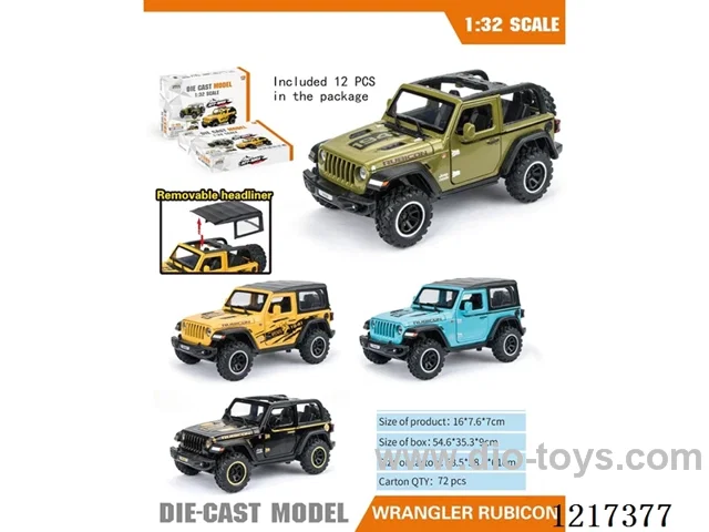 1:32 pull back alloy car W L/M 12CPS