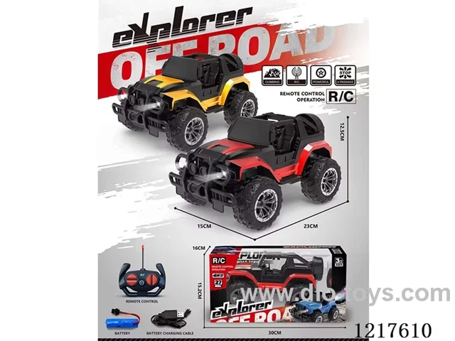 4ch rc car 2 colors mixed included battery