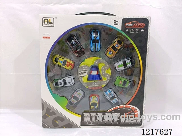 Racing Scene-Pull Back Alloy Car Set