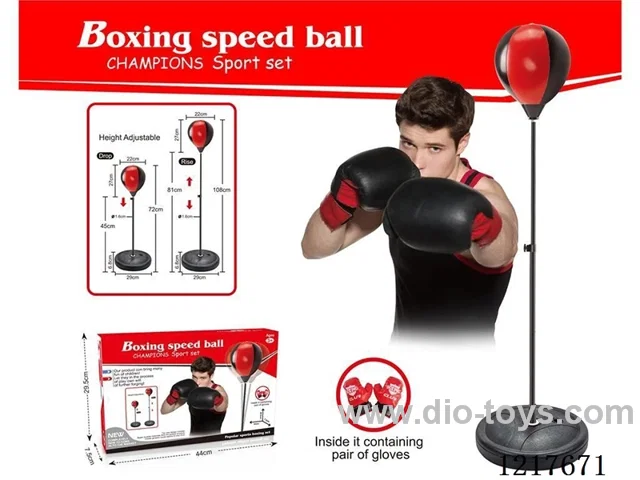Boxing speed ball + 22CM ball with a pair of gloves
