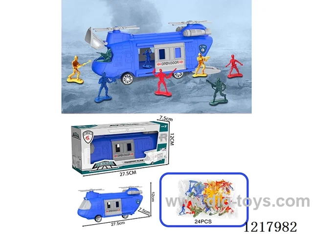 Stowage Police Scenario Inertia Transport Aircraft + 24 Soldiers