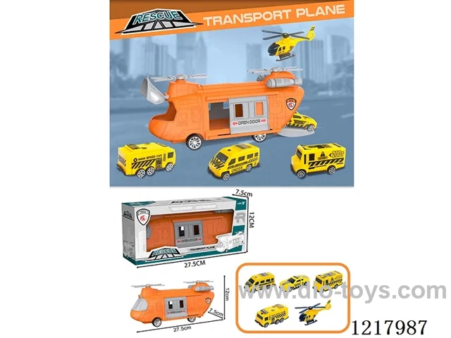 Stowage rescue scenario Inertia transporter + 5 helicopter cars