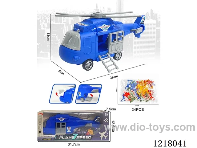 Stowage Police Scenario Inertia Transport Aircraft + 24 Soldiers