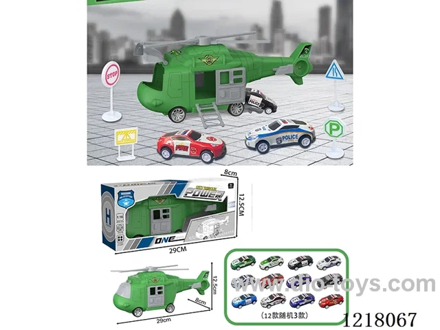 Stowage military scene inertia transportation airplane +3 tin car road signs