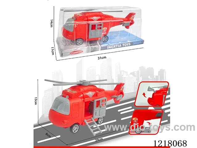 Organize firefighting Inertia helicopter