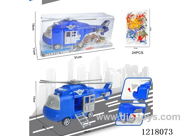 Stowage Police Scenario Inertia Transport + 24 Soldiers