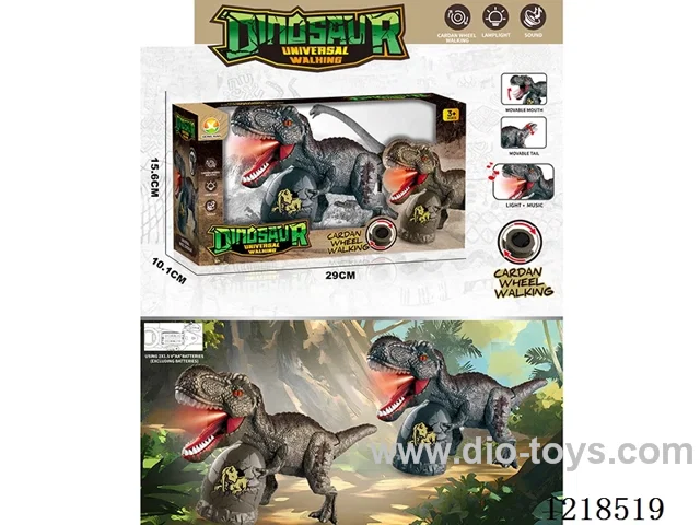 B/O Universal Tyrannosaurus Rex 2 Color Mix (Simulated Dinosaur Bark) 2*AA Not Included
