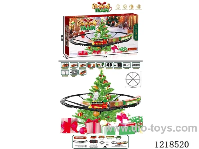B/O track train W L/M/spray not included 4*AA(Christmas model)