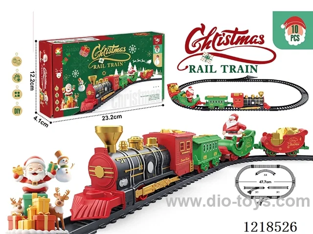 B/O track train not included 1*AA(Christmas model)