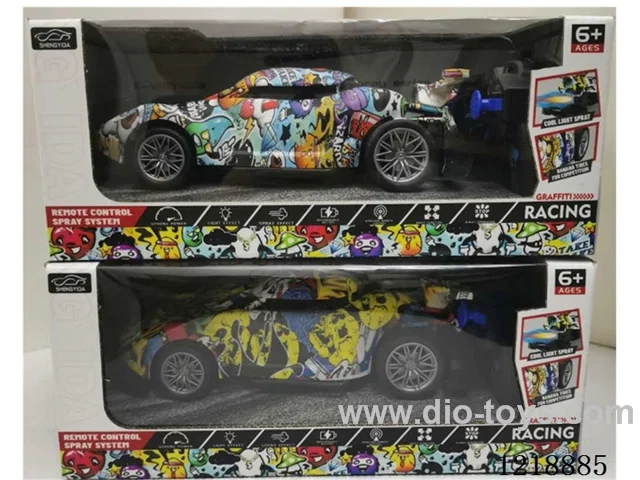 6ch rc car with spray included battery