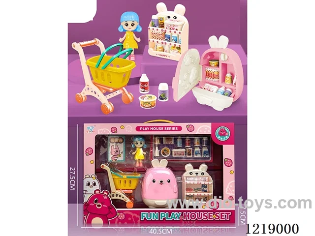 Refrigerator Shopping Cart Set