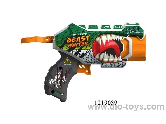 Manual Soft bullet gun toy in display box