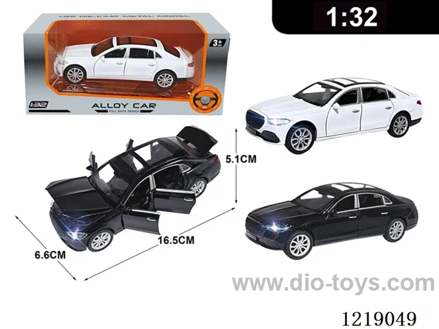 1:32 pull back alloy car W L/M included 3*AG13