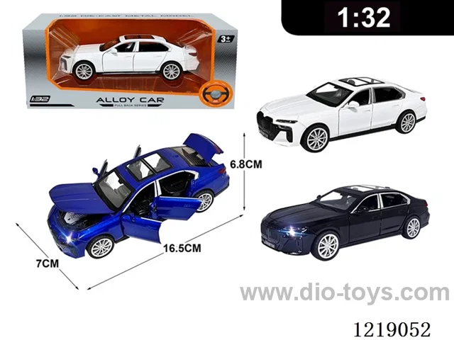 1:32 pull back alloy car W L/M included 3*AG13
