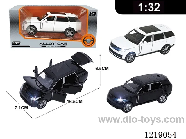 1:32 pull back alloy car W L/M included 3*AG13
