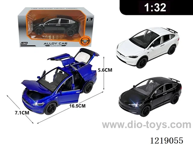 1:32 pull back alloy car W L/M included 3*AG13