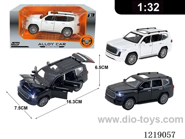 1:32 pull back alloy car W L/M included 3*AG13
