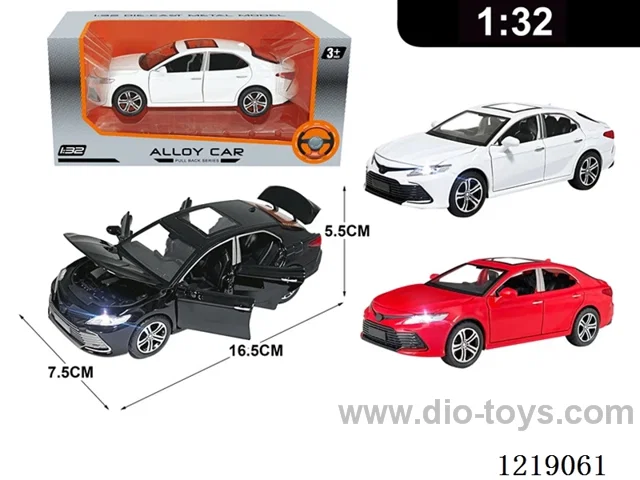 1:32 pull back alloy car W L/M included 3*AG13