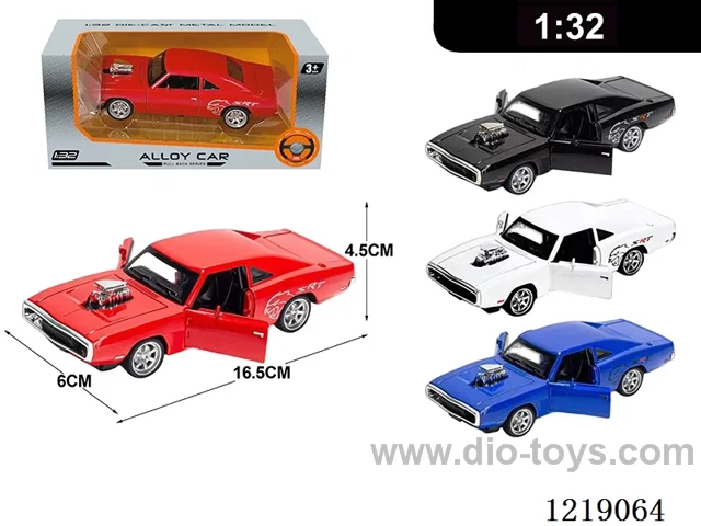 1:32 pull back alloy car W L/M included 3*AG13